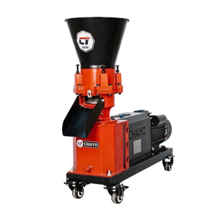 เครื่องอัดเม็ดอาหาร ไชโย รุ่น A5(4) TURBOPRO อัดเม็ดปุ๋ย ทรายแมว เม็ดแน่น รุ่นใหม่พร้อมอุปกรณ์ป้องกันไฟกระชาก