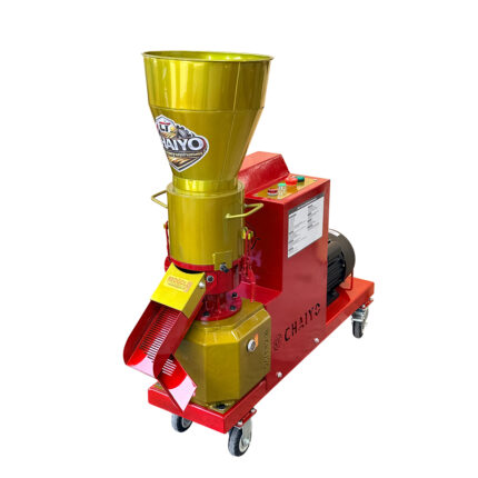 เครื่องอัดเม็ดไชโย รุ่น RED GOLD-205 TURBO 2 ลูกกลิ้งแบบหมุนอัด